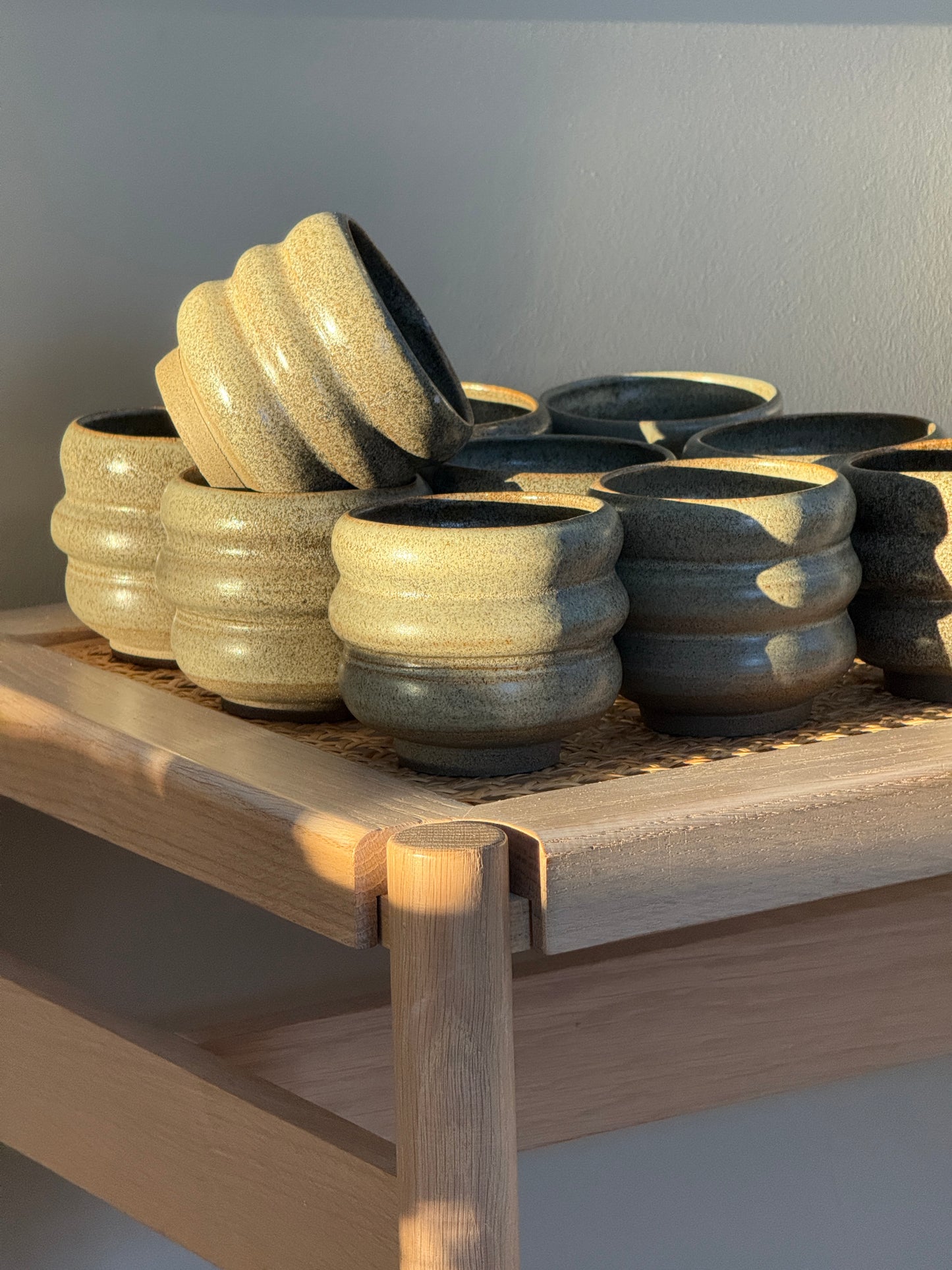 Store grå Bobbelkopper