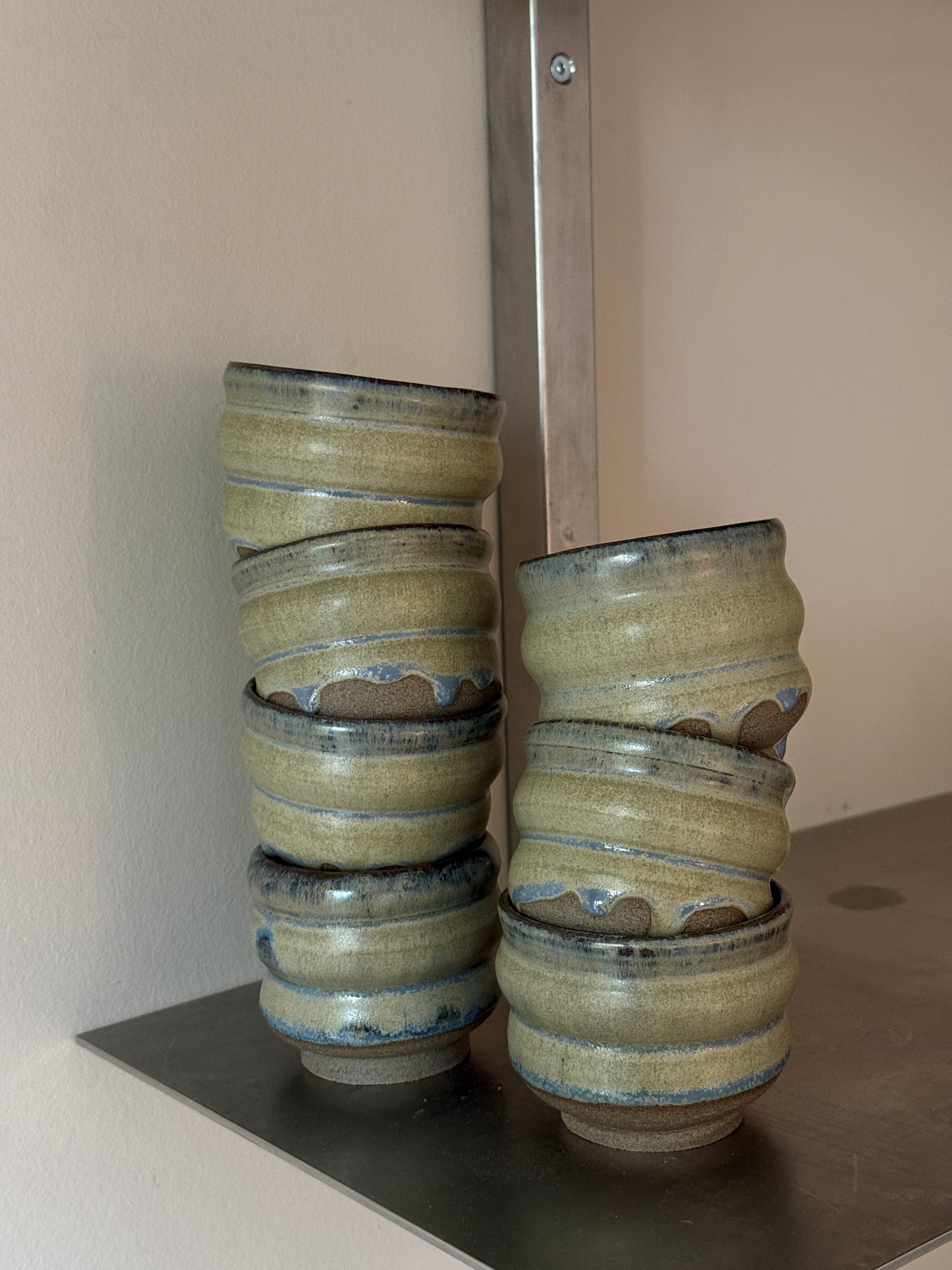 Grå/blå Bobbelkopper